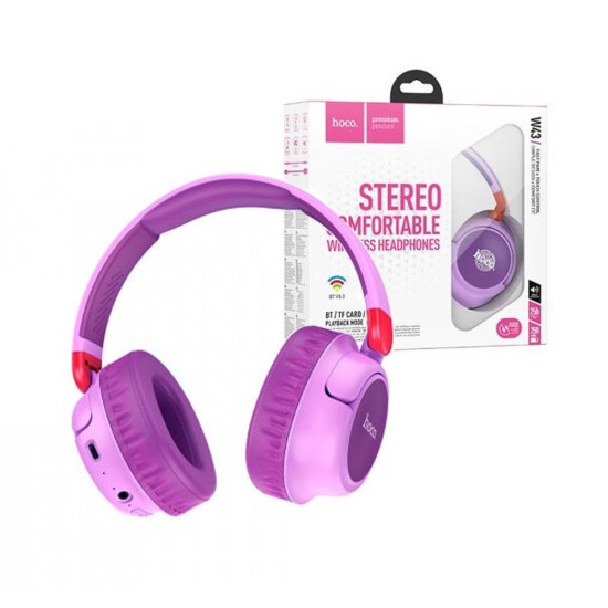 Hoco Wireless Headphone W43 Adventure Purple